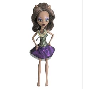 Monster High Ghouls Alive Clawdeen Motion Doll NO SOUND